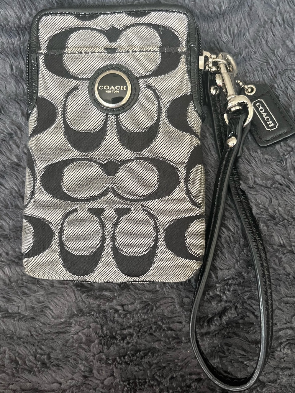 Vintage Coach Signature Wallet on Strap